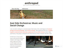 Tablet Screenshot of anthropod.net